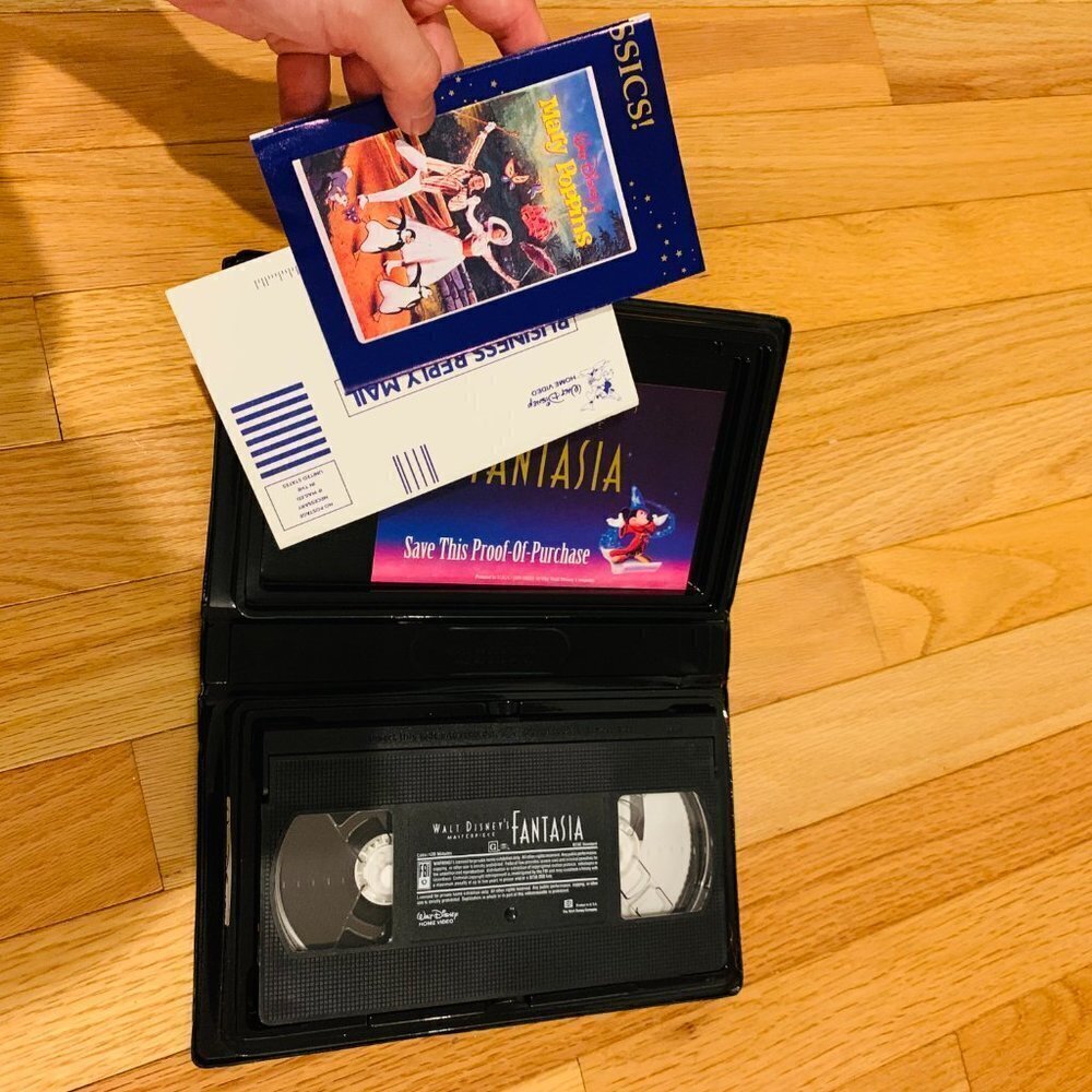 Walt Disney’s Masterpiece Fantasia (VHS, 1991) Rare Black Diamond Edition 1132 - Picture 7 of 8